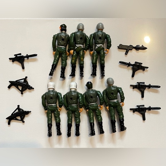 7 Desert Defender Action Figures (SGI, Sungold MFG. CO) 1980s. 4” G.I Joe - Picture 2 of 2